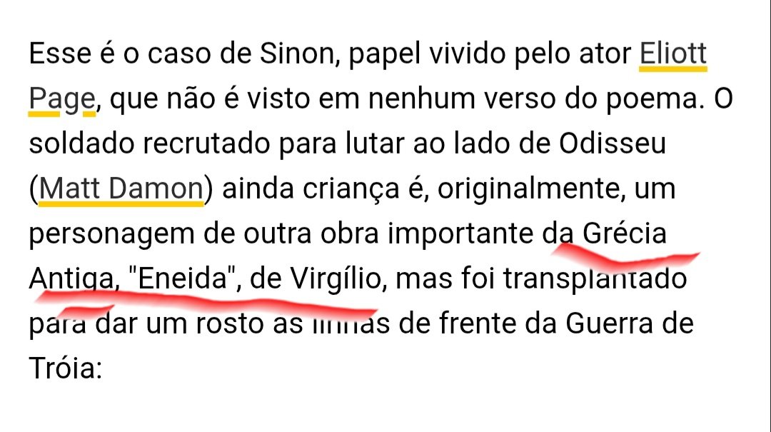 STMEJORONI's tweet photo. Um site dedicado a filmes descobriu que o autor da Eneida é grego. Em um ponto, pelo menos, o texto acerta: Eliott Page nunca foi visto (sic) em um verso da Odisseia. https://t.co/xYqU9KObmv