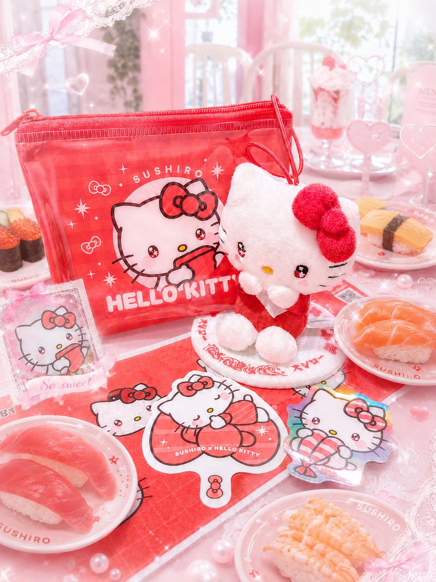 miya8438_'s tweet photo. 🐱🎀スシロー × ハローキティ🍣で魔改造ホビ活！！ https://t.co/NveE7UymdM