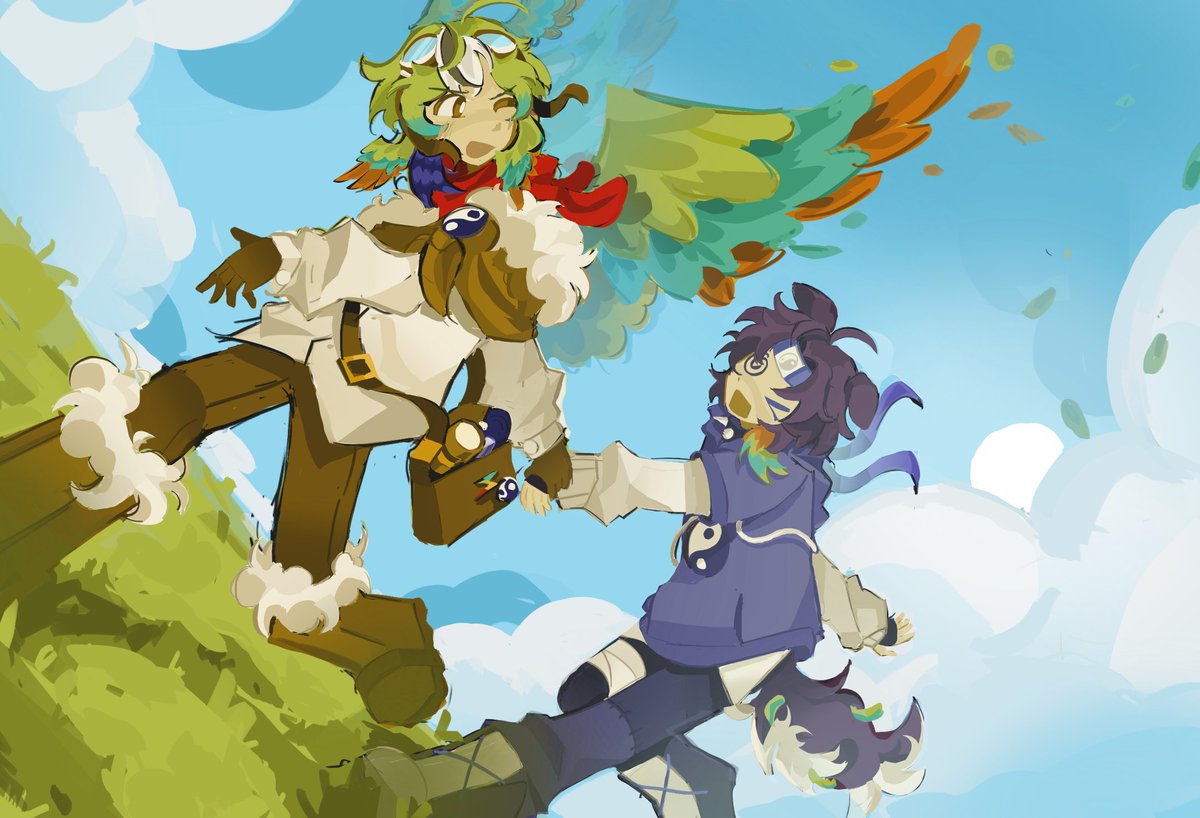 appledash3r_'s tweet photo. EARLY BIRTHDAY GIFT AND REVENGE FOR @twow09 #parrotx2fanart #wifiesfanart https://t.co/zA8Cpt50dn