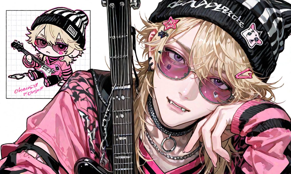 __ABOu832__'s tweet photo. 激かわプロンプトお借りしました🎸🎶
全部が可愛い❣️❣️❣️❣️❣️❣️❣️❣️ https://t.co/2BdfebfSZH