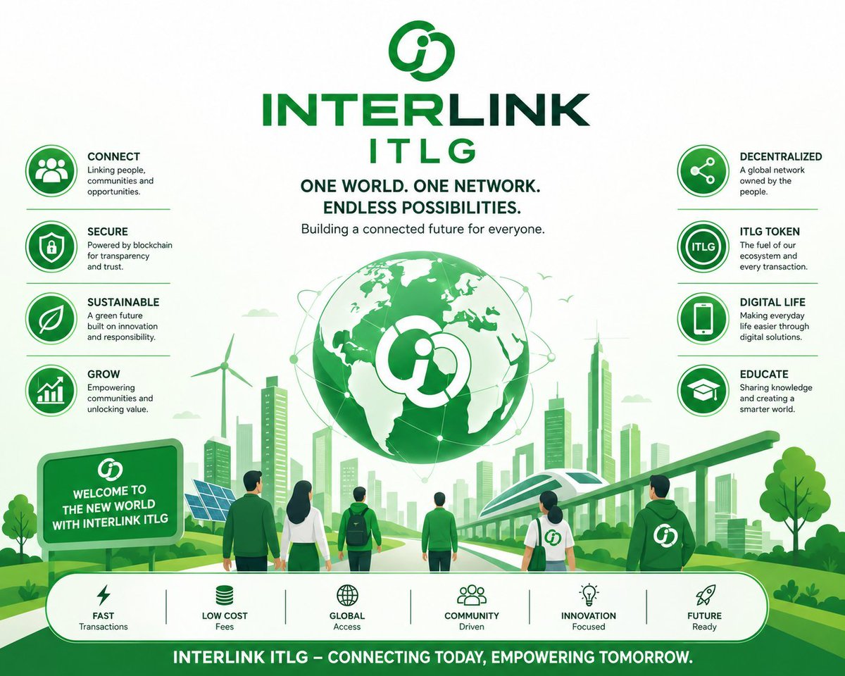 BhadraraoK48940's tweet photo. Interlink ITLG is building a world where innovation, community, and technology come together to create endless possibilities. Join the journey toward a more connected tomorrow. ππ
#InterlinkITLG #Web3 #Innovation #Future #Blockchain #Community https://t.co/I7NMVy34F8