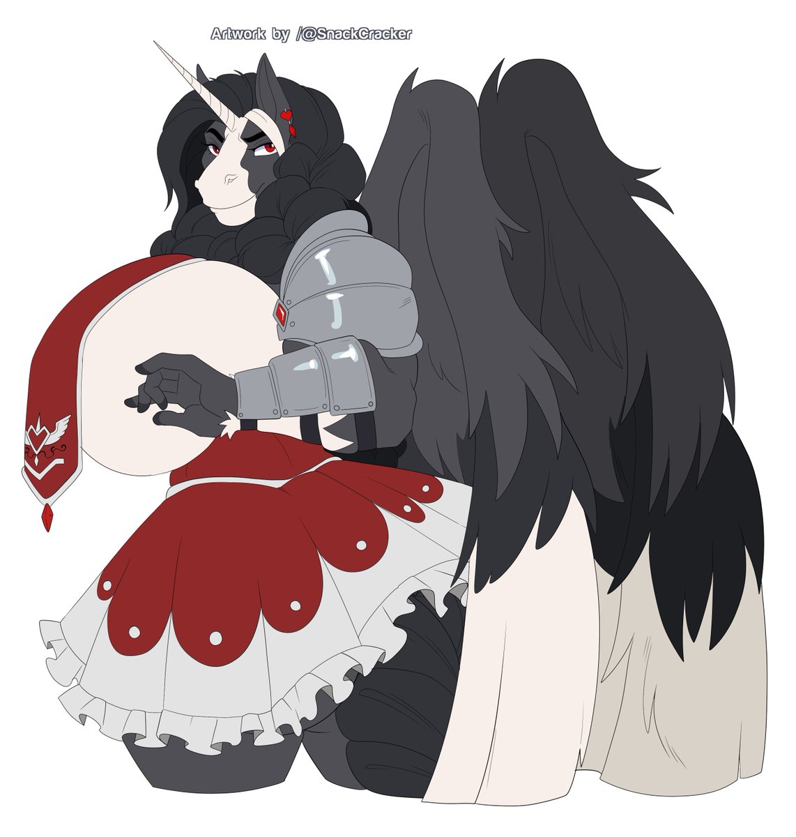 VyktoriatheGrey's tweet photo. A little strap tease for the faithful and loyal~
#marestud #goddess
🖼️: @SnackCraker https://t.co/PLS8tRlmTs