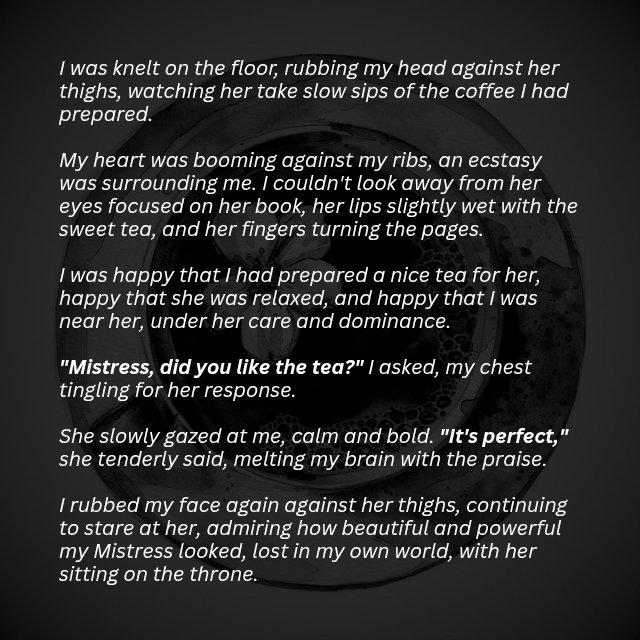 Queenbee__33's tweet photo. Admiring how beautiful and powerful my Mistress looked

#DarkFiction #femdom #fiction https://t.co/MDjkkUd3Dq