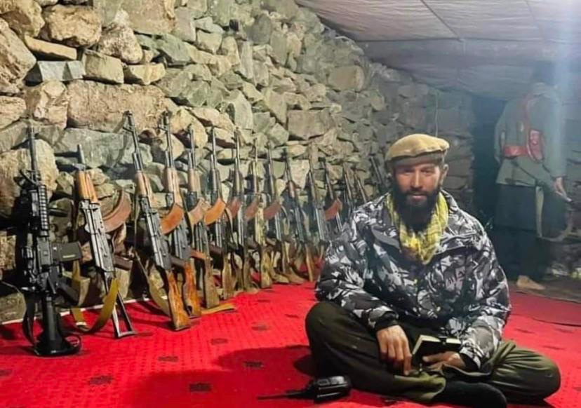 cyberpionier's tweet photo. National Resistance Front fighter in the mountains of Panjshir, the only territory in Afghanistan that was never captured by the Taliban.

The NRF has several bases in the mountains, Taliban only controls the villages in the valley (for now)

#WeAreNRF #UntilFreedom #تاآزادی https://t.co/PcwE09MYg6