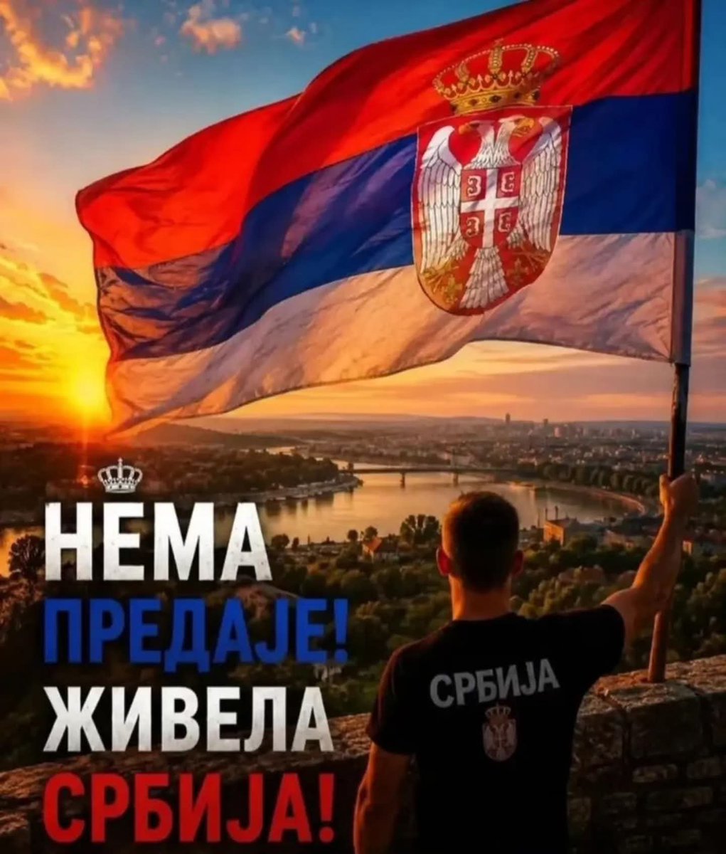 Grofvukrodic's tweet photo. Nema predaje nikad - živela naša jedina i najlepša Srbija 🇷🇸❤️💪 https://t.co/pmmiVmyOwl
