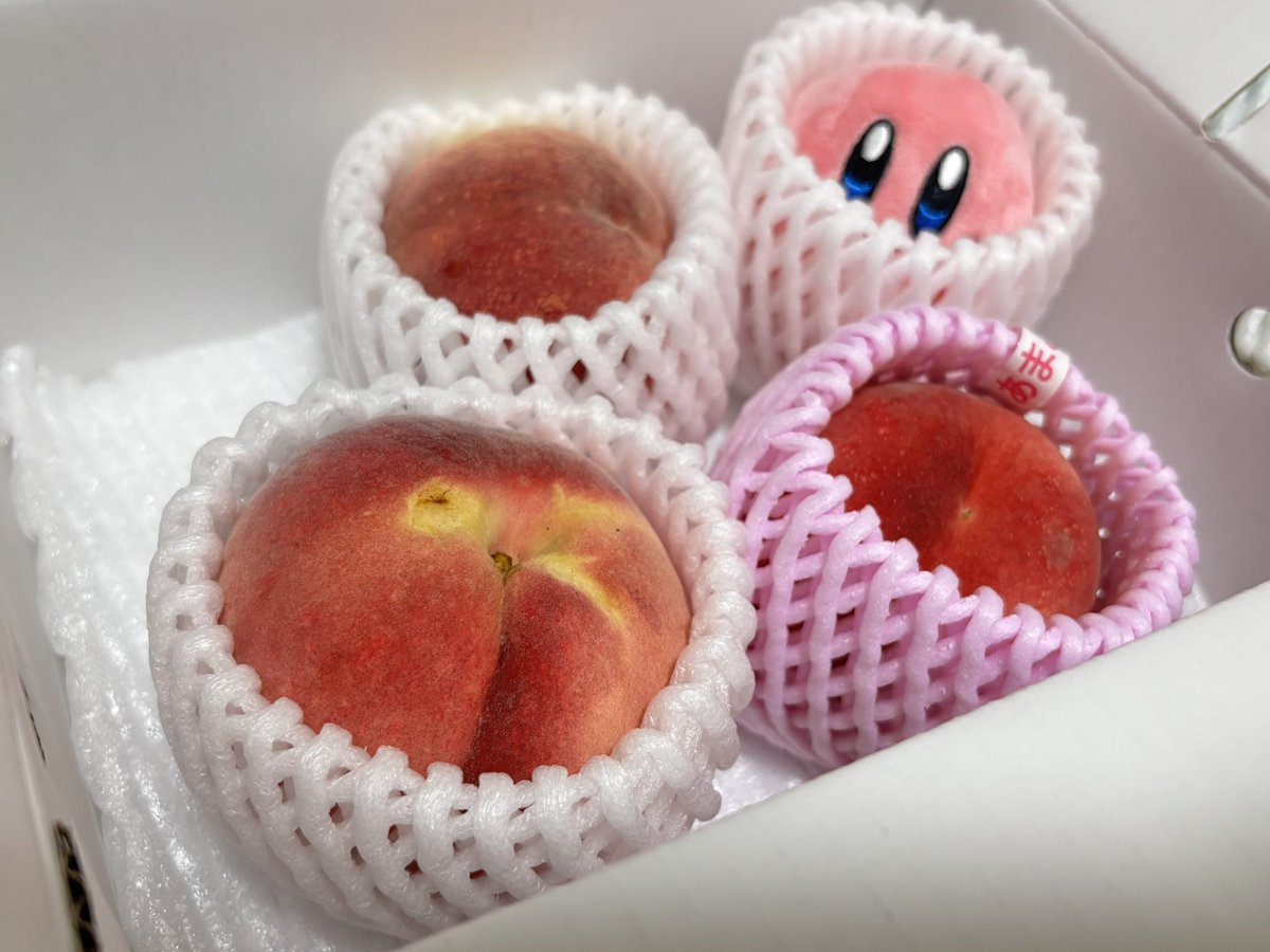 _73_nm's tweet photo. 桃だーー！🍑 https://t.co/8rt9mlQ0NH