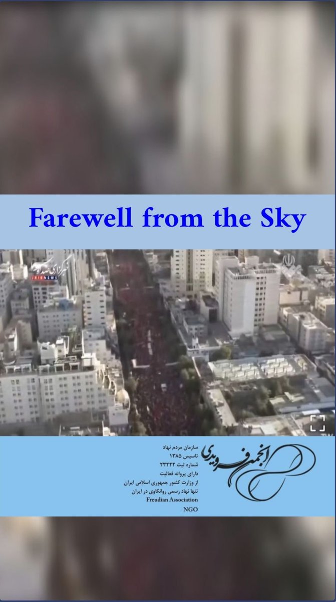 freudianassoci3's tweet photo. .
Farewell from the Sky
https://t.co/WCGSTE8jnj
Source: Telegram Channel Akharinkhabar
https://t.co/wrvr4jW9qH
#Farewell #AliKhamenei #MassiveFuneralProcession #HugeCrowd #Mashhad https://t.co/MSCwAavst2