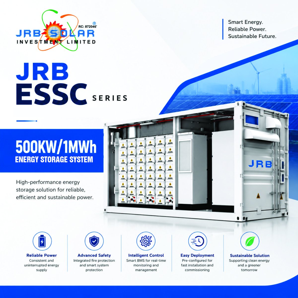 JRBSolarNG's tweet photo. Power up with confidence. ⚡

#JRBSolar #SolarEnergy #RenewableEnergy #CleanEnergy #PowerYourFuture https://t.co/OujByfhWmV