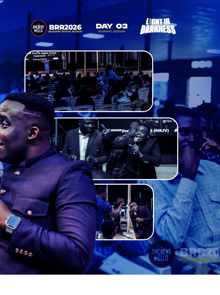 Ancient_Wells's tweet photo. KEY TAKEAWAYS FROM PASTOR DANIEL OLAWANDE 'S MESSAGE | DAY 3 MORNING SESSION

#brr2026 #ancientwells #lightindarkness #revival #retreat https://t.co/G4NKNJJbwb