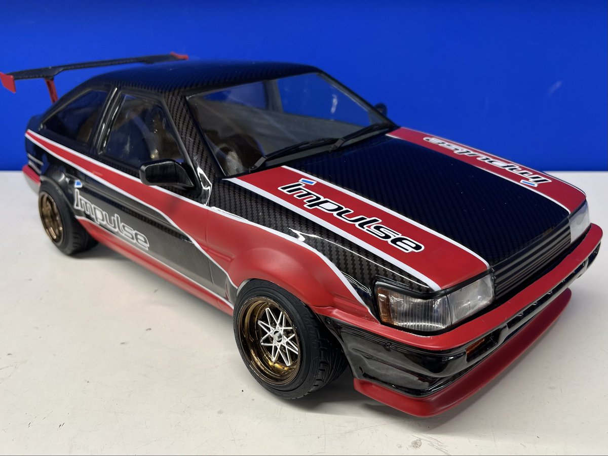 boctokmasa's tweet photo. エントリー完了！

実在するフルカーボンボディーAE86
インパルス スーパーカーボンAE86
をイメージして制作しました！

#pandora
#AE86 https://t.co/GiANTrAeQl