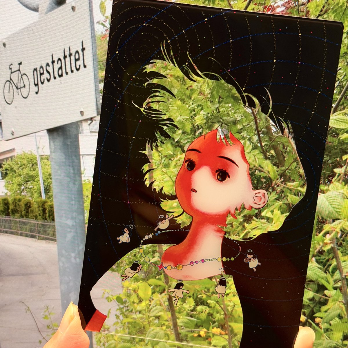 YIN_0909's tweet photo. I’ve turned my latest artworks into transparent cards🌱🌿🌳 https://t.co/IgAxrqIpVw