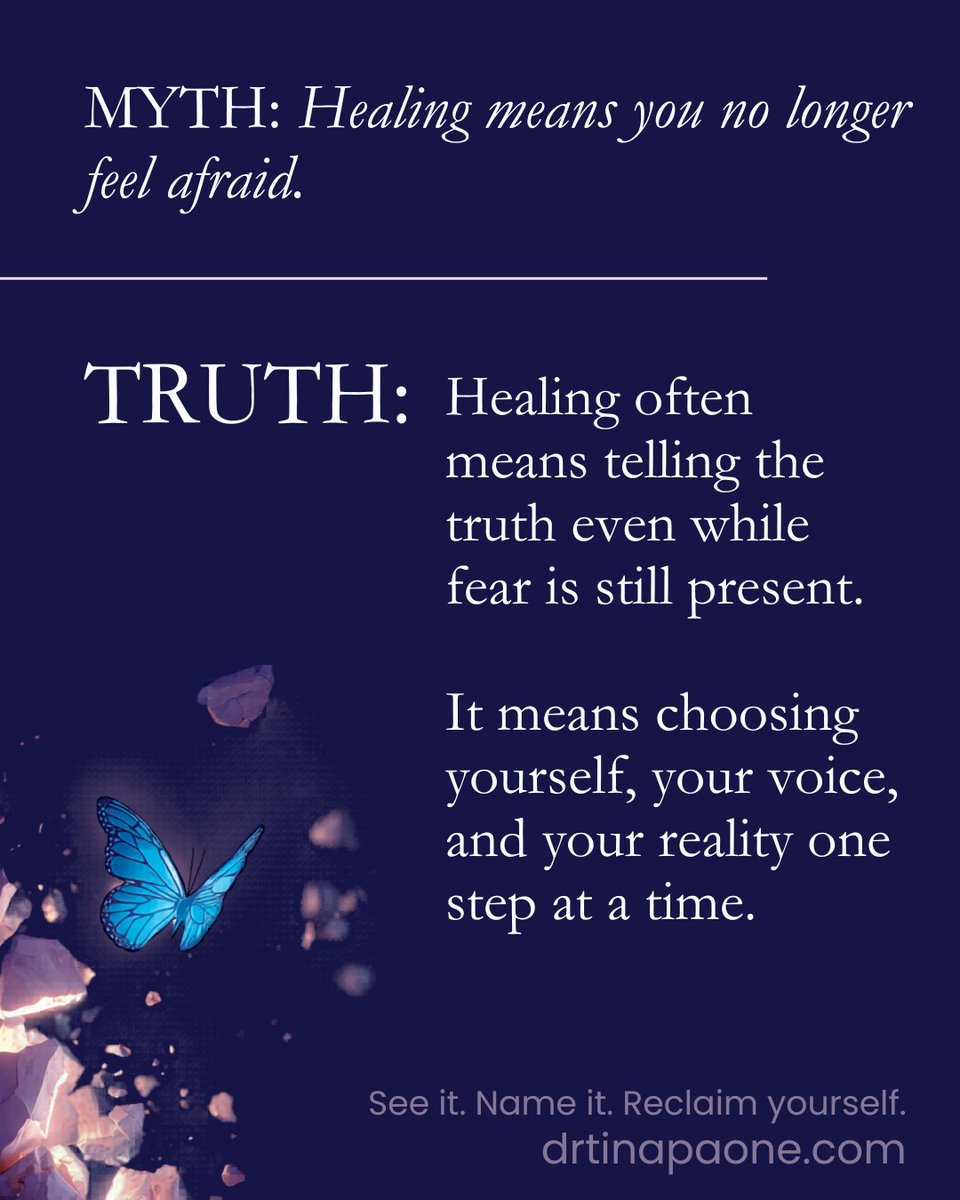 DrPaone's tweet photo. Healing is not always neat, linear, or fearless. Sometimes it looks like telling the truth while your hands are still shaking and choosing yourself anyway. Unbroken is a memoir of healing and reclaiming voice, available wherever books are sold. #abuse #healing #Unbroken https://t.co/18QIO4PIFE