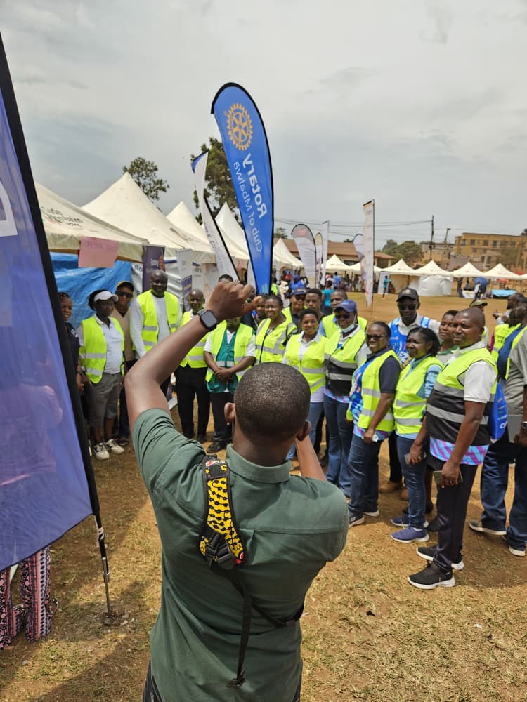 BukerereRot2025's tweet photo. A Joint Integrated #Medical Camp is underway today in Kira, bringing essential #healthcare services to the community. Organized collaboratively by approximately 14 #Rotary Clubs along the Jinja Road Corridor, the one-day outreach is at Kira Playgrounds on Friday, July 31, 2026. https://t.co/uZJ62XvFfp