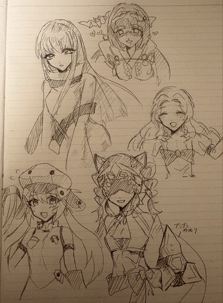 mochi___muni's tweet photo. アナログ落書き https://t.co/q94614lrsF