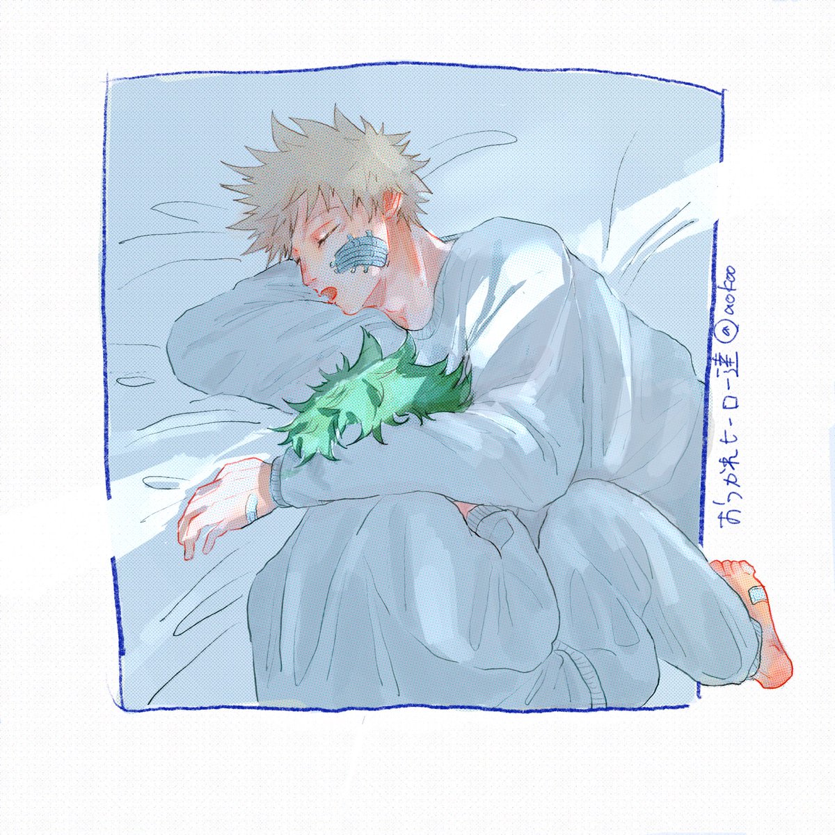 aokoo0's tweet photo. お疲れ様ヒーロー
勝デク　ktdk

1週間お疲れ様でしたー！の落書き https://t.co/ViAWVO0cc3