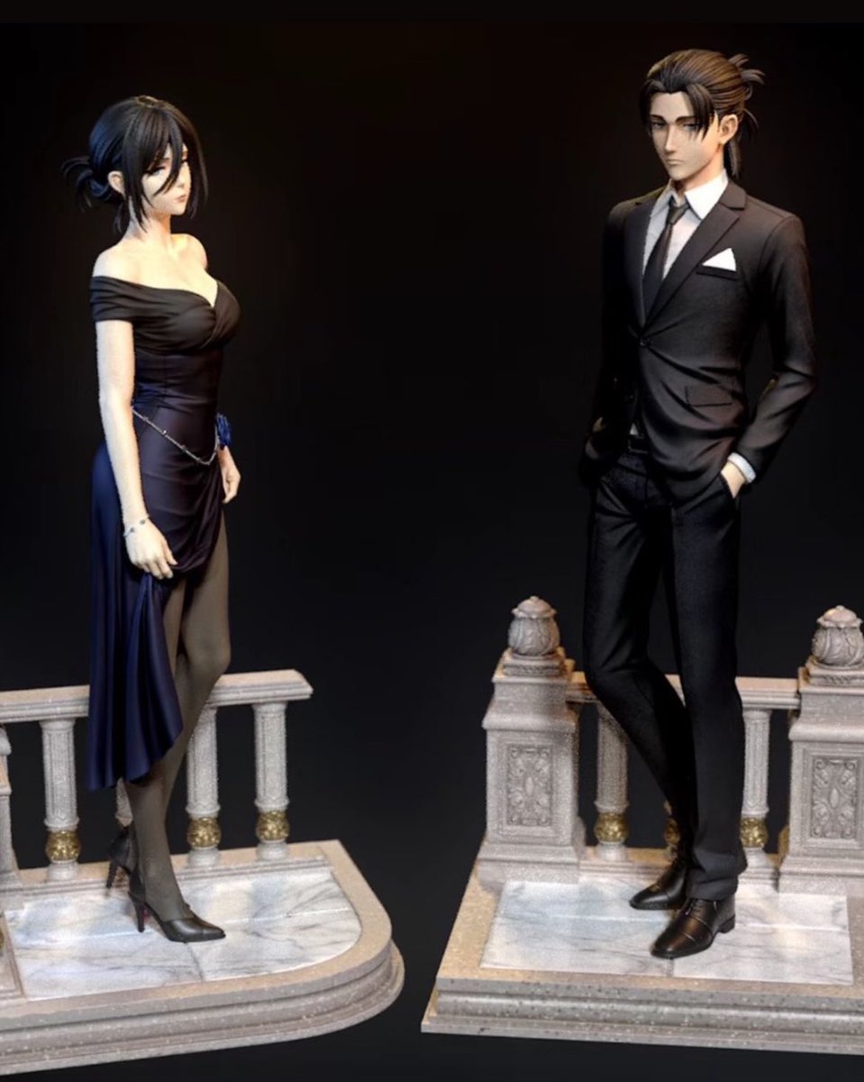 mikasababymama_'s tweet photo. NEW MATCHING EREMIKA FIGURE!!! I LOVE MAMA AND DADA https://t.co/sYYUtAxYBv