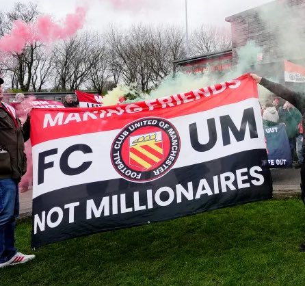 FCUnitedMcr's tweet photo. Encouraging to see UEFA take a firm stance. We now need to see them stick to that

Football governance isn’t always at the level fans deserve, so a united stand against selling off the game matters

Greed shouldn’t shape football’s future - supporters should

#WeAreStrongerUnited https://t.co/cnlM7OttYP
