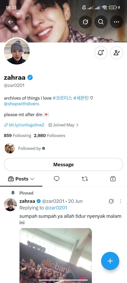 yoonseeunk's tweet photo. @zar0201 done! lucunya karena aku gabut, aku buka jasa ss iphone nah abis itu ada orang yang minta tolong buat ss akun instagram character AUnya dan ternyata main chara nya itu juhoon. love at first sight akhirnya aku kepoin tuh akhirnya ngestan cortis dehh setelah lama ga ikutin kpop. https://t.co/NoBGOmJJ5t