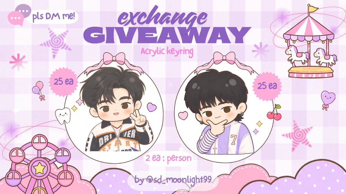 sd_moonlight99's tweet photo. ⋆*˙ ꒰১ exchange giveaway ໒꒱ ˙*⋆

1 set per person
𖤐 Thee x1
𖤐 Wave x1

date : 15 Aug
location : Impact arena

💌 pls DM me for exchange only!
( แลกเท่านั้น แบบแจกที่ปักหมุดน้าาา )

#DuangGoRoundConcert 
#ท่านโปรดคลื่น #ธีร์เวฟ https://t.co/KVYi9AyU8S