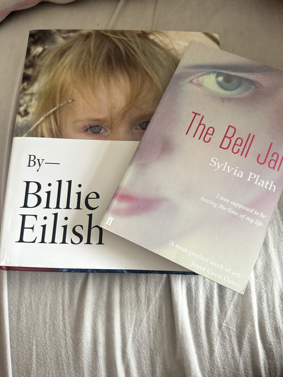 unfound03's tweet photo. two books i took way too long to get. im so excited to read the bell jar https://t.co/4lMKvSbU3H