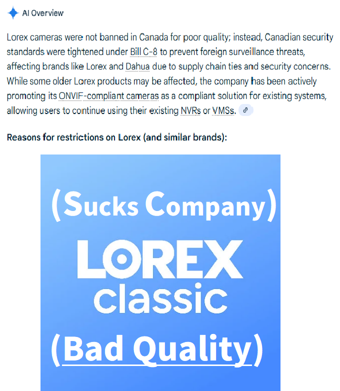 zilonghang's tweet photo. Avoid Lorex due to comment of Google-Play👎👎 {A. J. May 23, 2026 Update 23 May 2026 (3 months from original review): Issue still not fixed. The camera shows black bars on top and on either side of the outer s...he bottom of the screen.}👎(Conclusion=>Vile-Sucks Lorex)459.3.755 https://t.co/GKoRkPgzS6