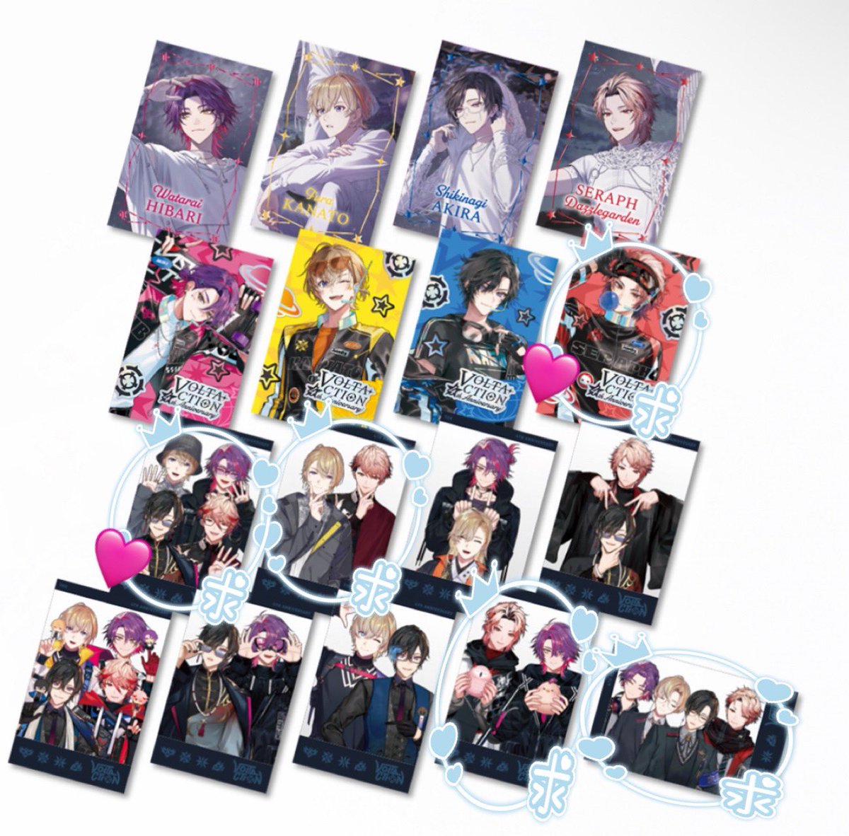 katudoutyu's tweet photo. 【交換】 
にじさんじ VOLTACTION  4周年 4th Anniversary チェキ風カード 特典 (通販)

譲 1枚目

求 ２,3枚目  (同種交換 🩷マーク優先)

郵送にて交換となります
1枚からもお気軽にお声かけください https://t.co/Hf1Gi5E07H