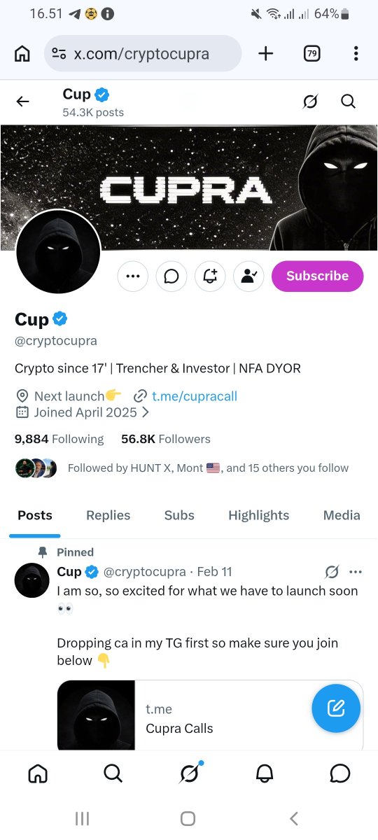 lumera422's tweet photo. @cryptocupra @Chikili20 Notis always on sir  

6cuJFGCSh8JZREJxpgVpRmQ6zSm6i1gU4iJp5aNUYUST https://t.co/n3coMYj3yw