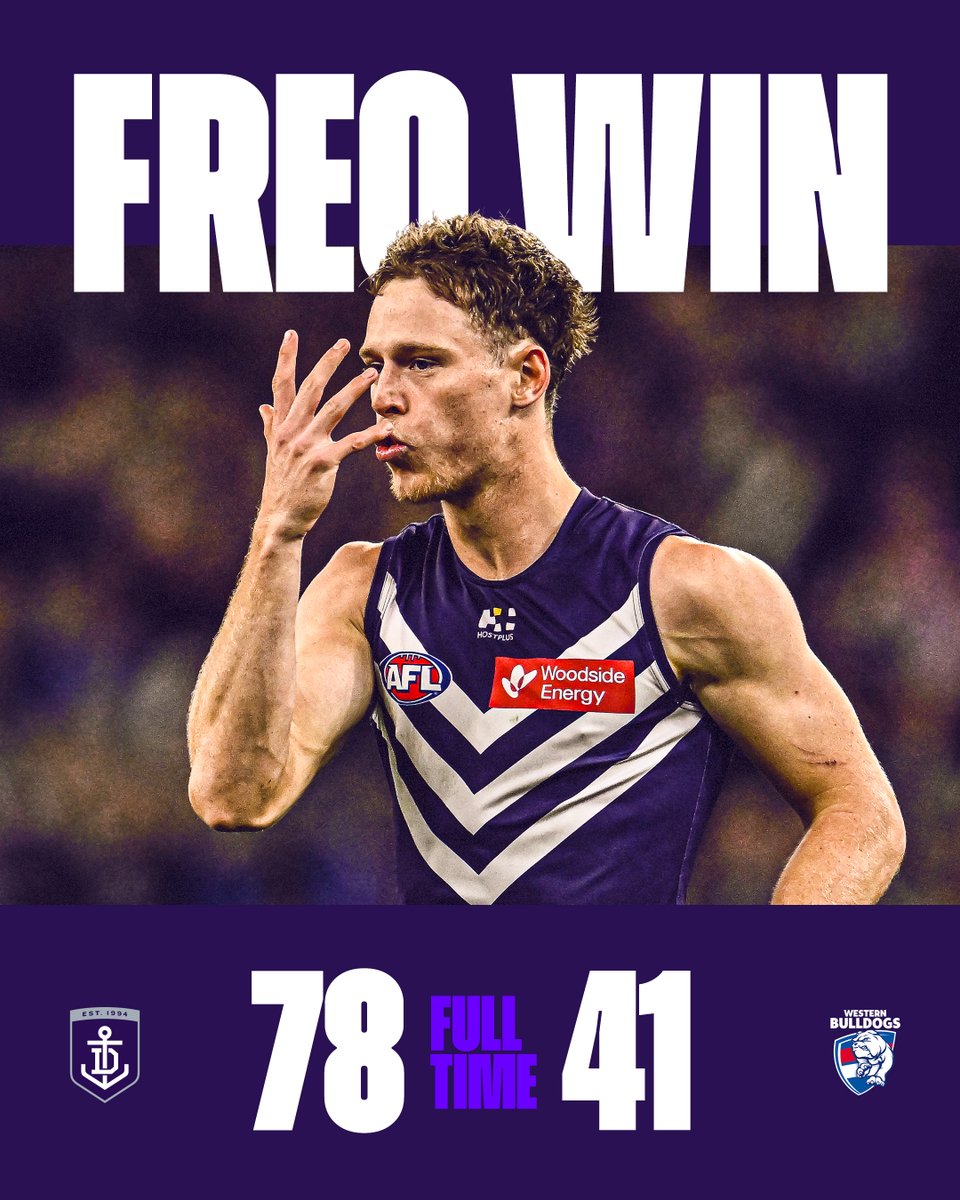 freodockers's tweet photo. +4 IN THE BOOK 💜

#foreverfreo #AFLFreoDogs https://t.co/c119zFygpk