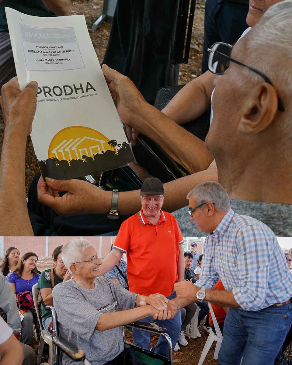 passalacquaok's tweet photo. Cada título de propiedad representa el cierre de un proceso muy esperado y un paso fundamental para más familias misioneras.

En Garupá entregamos 14 títulos de propiedad a vecinos del barrio Gottschalk, fortaleciendo la seguridad jurídica de las familias y acompañando el proceso de regularización dominial del barrio.

Gracias a todos los equipos que hicieron posible esta entrega. Cada paso que damos reafirma nuestro compromiso de seguir llevando respuestas concretas a cada comunidad.