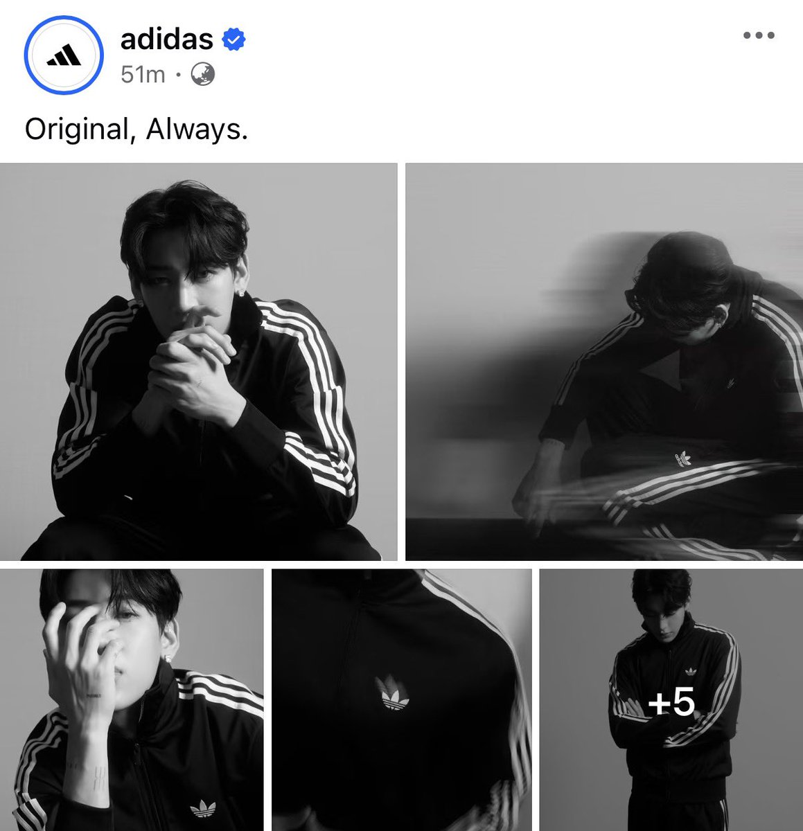 BamBamBooster's tweet photo. 260731 | adidas’s Facebook 

Original, Always.

*adidas แอคเคาท์ Facebook 43M โพสต์ภาพของ BamBam ไว้ด้วยนะคะ ตามเข้าไปเติมเอ็นเกจเมนต์กันค่ะ 
🖤 https://t.co/PQJOrOYMU1

#AdidasxBamBam 
#adidasOriginals #adidas 
#adidasThailand @adidas 
#BamBam #뱀뱀 @BamBam1A https://t.co/58V1eAalTJ