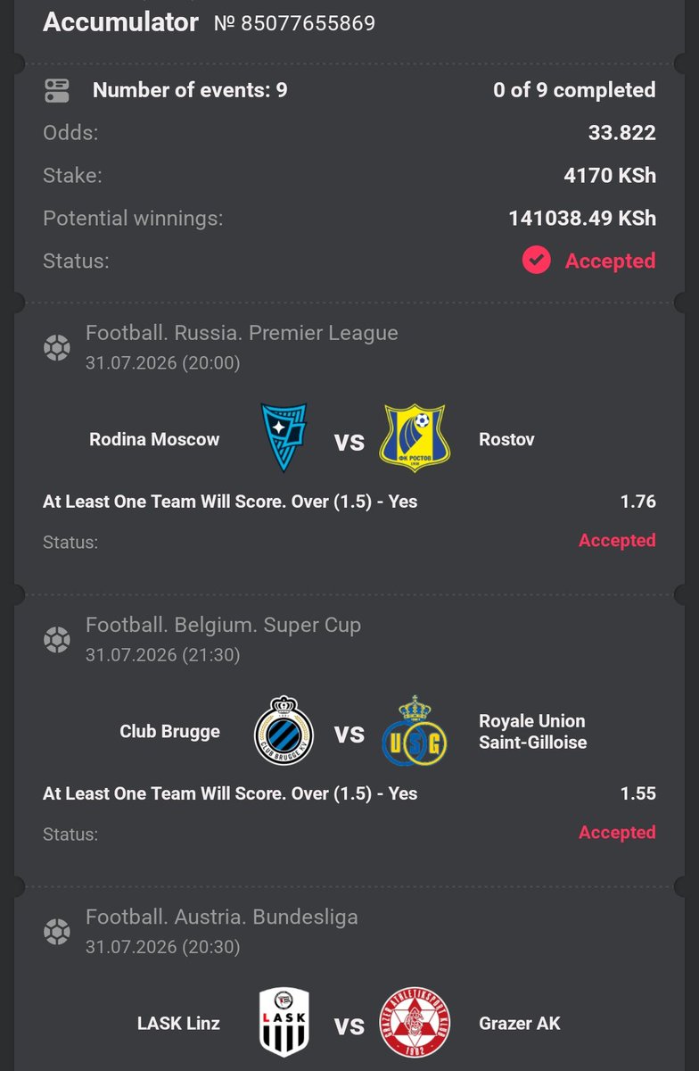 its_Vincento's tweet photo. Must win✅🔥

Account Registration👇👇
https://t.co/E6sF2sh5TR

Download app here👇
https://t.co/BJutzoNIFn

33 Odds

Booking code: HJCSV

Use Promocode: Barnet254 https://t.co/G0lvfOm8Pd