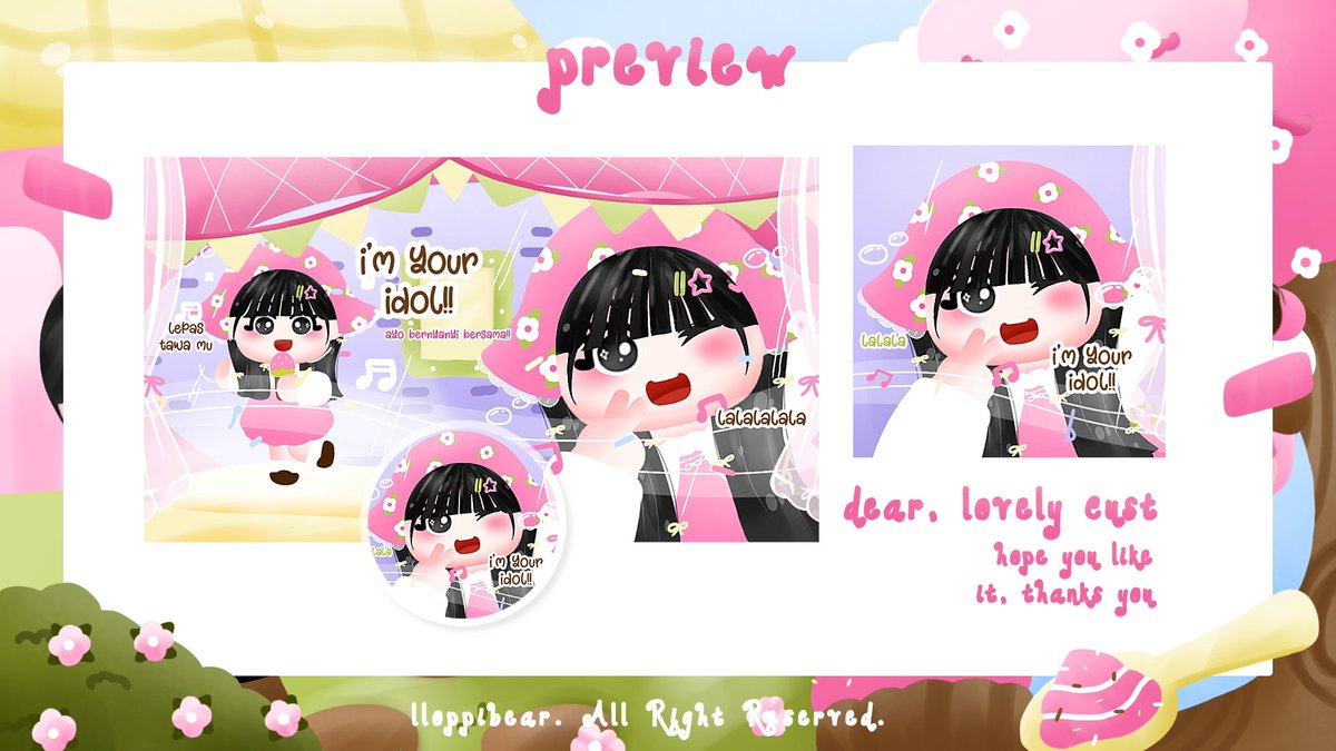 llOPPIBEAR's tweet photo. help repost iaa teman-teman, maaacii banyak!!

rayaa mau OPEN BY REQ dengan spesial price layout wabis di bawah yaitu 20k free retext dan free recolor!! bebas req model chibi jugaa dan dengan limited slot tentunya, mariii jajankk juceyooo 🤍🧸🍀🍓🍼🍭

gomawooooo!!

#bealanja https://t.co/Q8VW6hzcFW