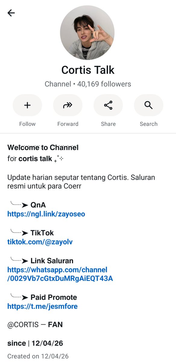 5CORT1S's tweet photo. Stop jadiin idol bahan fantasi liar, be respect please.

ini keterlaluan banget, udah ngaco banget, gila yang join 40k? gw gaterima banget, jauhin cortis dari orang sange plis😭

report channel whatsapp : https://t.co/45XwlM3cem

tolong diinget jangan join, jangan kasih react!!!!! fokus report aja 🙏 tolong bantu ilangin channel orang gila ini