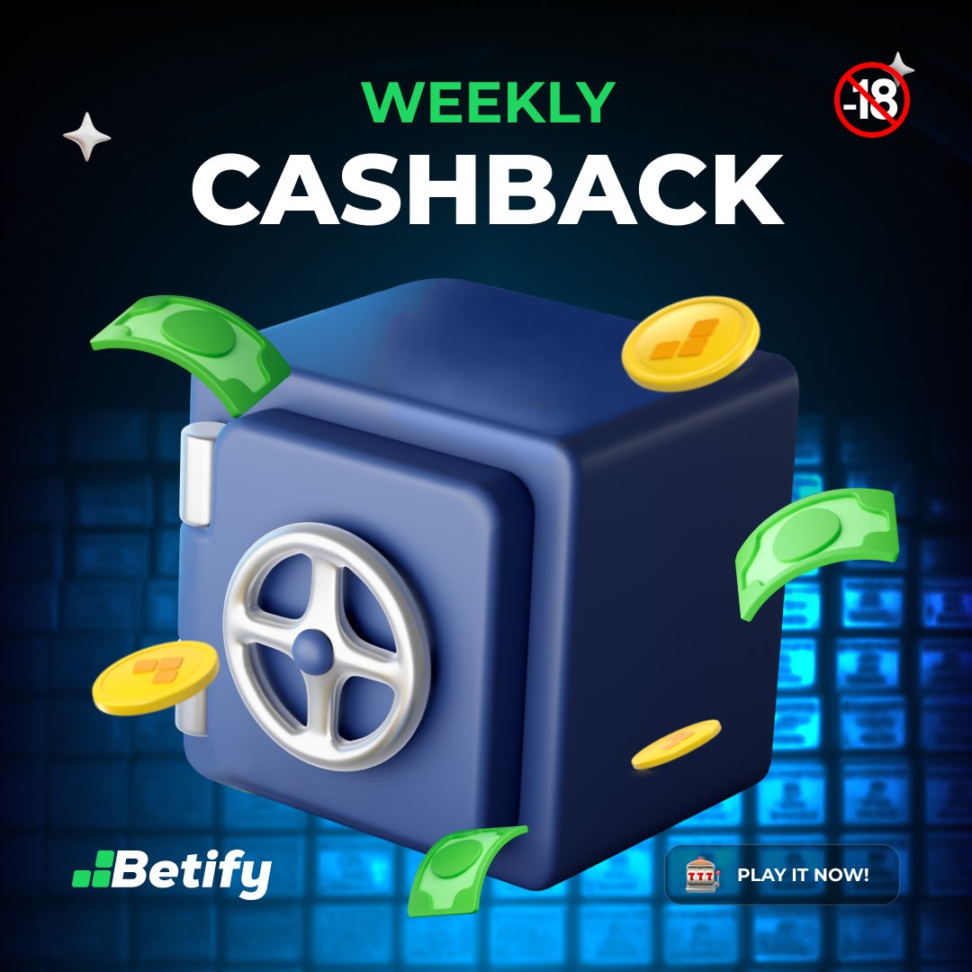 Betify's tweet photo. Betify Weekly Cashback 💸

Active players, it’s time to enjoy your rewards🤑
Every week, we’re giving back with cashback for your activity💰

♻️ RT &amp; tell us how you’re using your cashback for a chance to win a 🎁

Betify🆔 needed 🔥

👉 https://t.co/FRyIxawxGk https://t.co/gr6WdAZUpx
