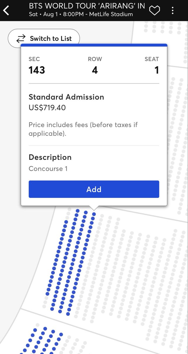 btsloyalist's tweet photo. 251 new 100s section tickets just popped up for New York Day 1! https://t.co/7TxrnrhMHY