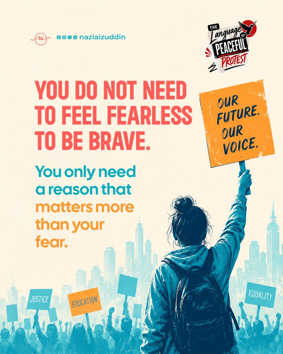 naziaizuddin's tweet photo. Bravery, Explained honestly.
#bravery #Carousel #fearless #NaziaIzuddin https://t.co/TIPIBFHfXy