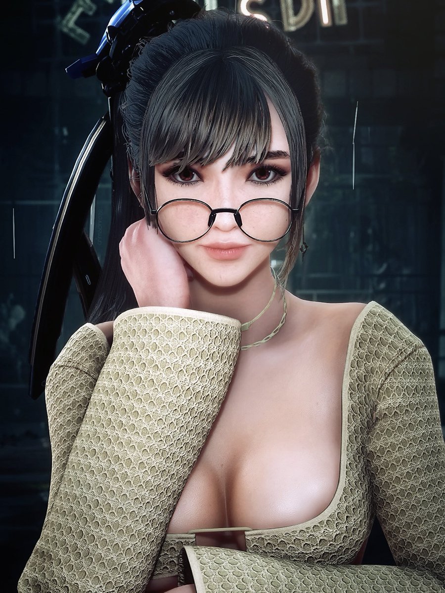 CrimsonRoze's tweet photo. EVE giving you the stare 👓 #StellarBlade https://t.co/5H3VGW2Fhf