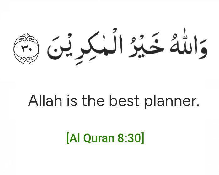 Rohi_Alii's tweet photo. “And Allah is the best of planners.”

— Al Qur’an [8:30] https://t.co/6xu03nZFvB