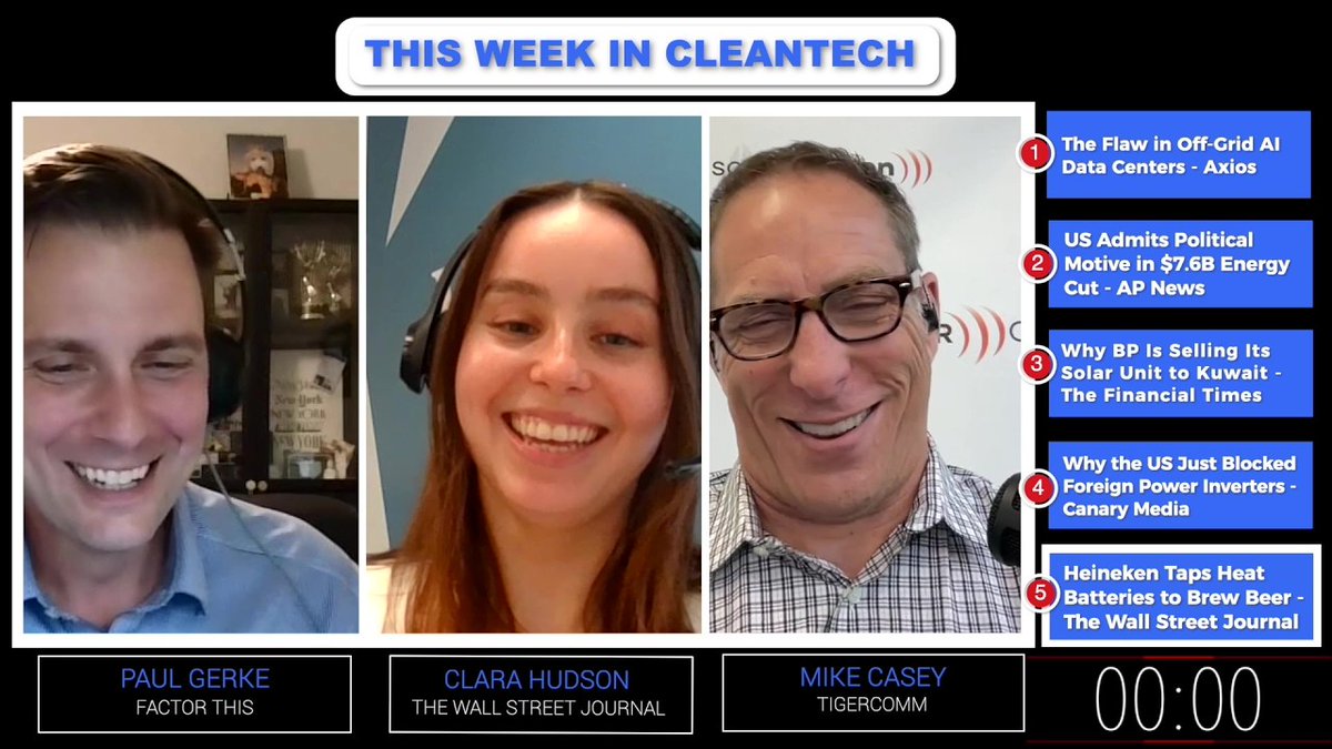 FactorThisMedia's tweet photo. Is beer brewing getting greener? – This Week in Cleantech https://t.co/WTsmFJVUr6
#Battery #Business #EnergyStorage #News #Podcasts #PolicyRegulation #Renewables #ThisWeekinCleantech https://t.co/bKP35SyDBE