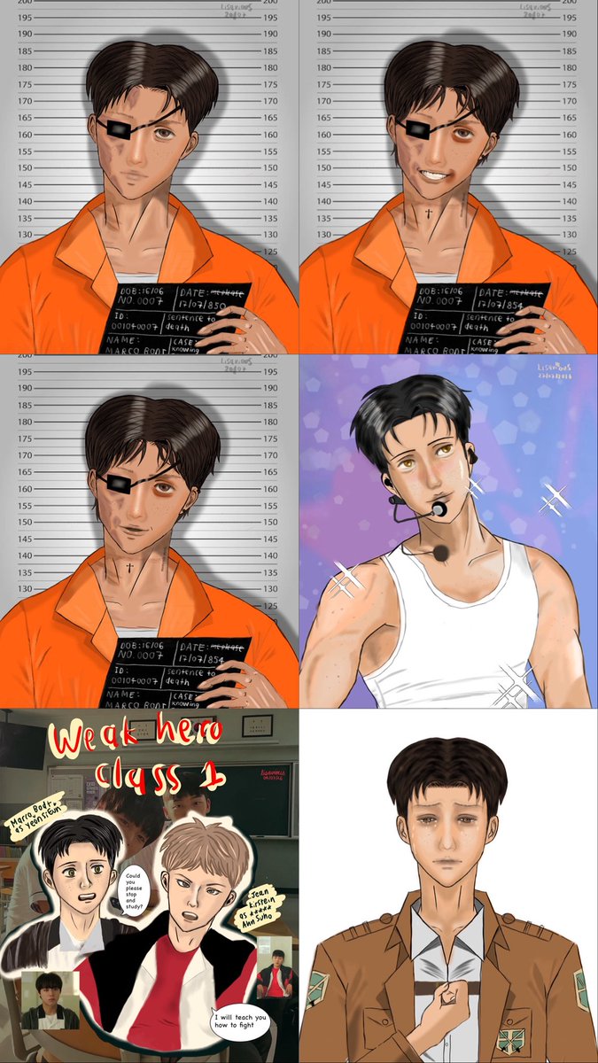 lisavious's tweet photo. ✨ Recap what I draw in July. ✨
Mostly Marco haha #snkfanart

(first month of learning how to draw in my life, never stop learning 👊🏻👊🏻) https://t.co/dD2mLvsk8u