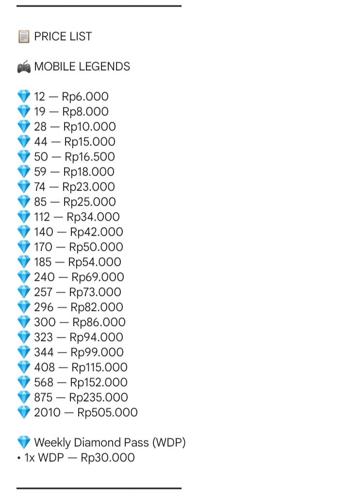 nyulentul's tweet photo. WTS : yang lagi butuh diamond mobile legend atau ff bisa dm aja. 100% trusted harga masih bersaing lah. bantu larisin jualan bolo..

#zonauang #mobilelegend #ff https://t.co/IDS6cMO920