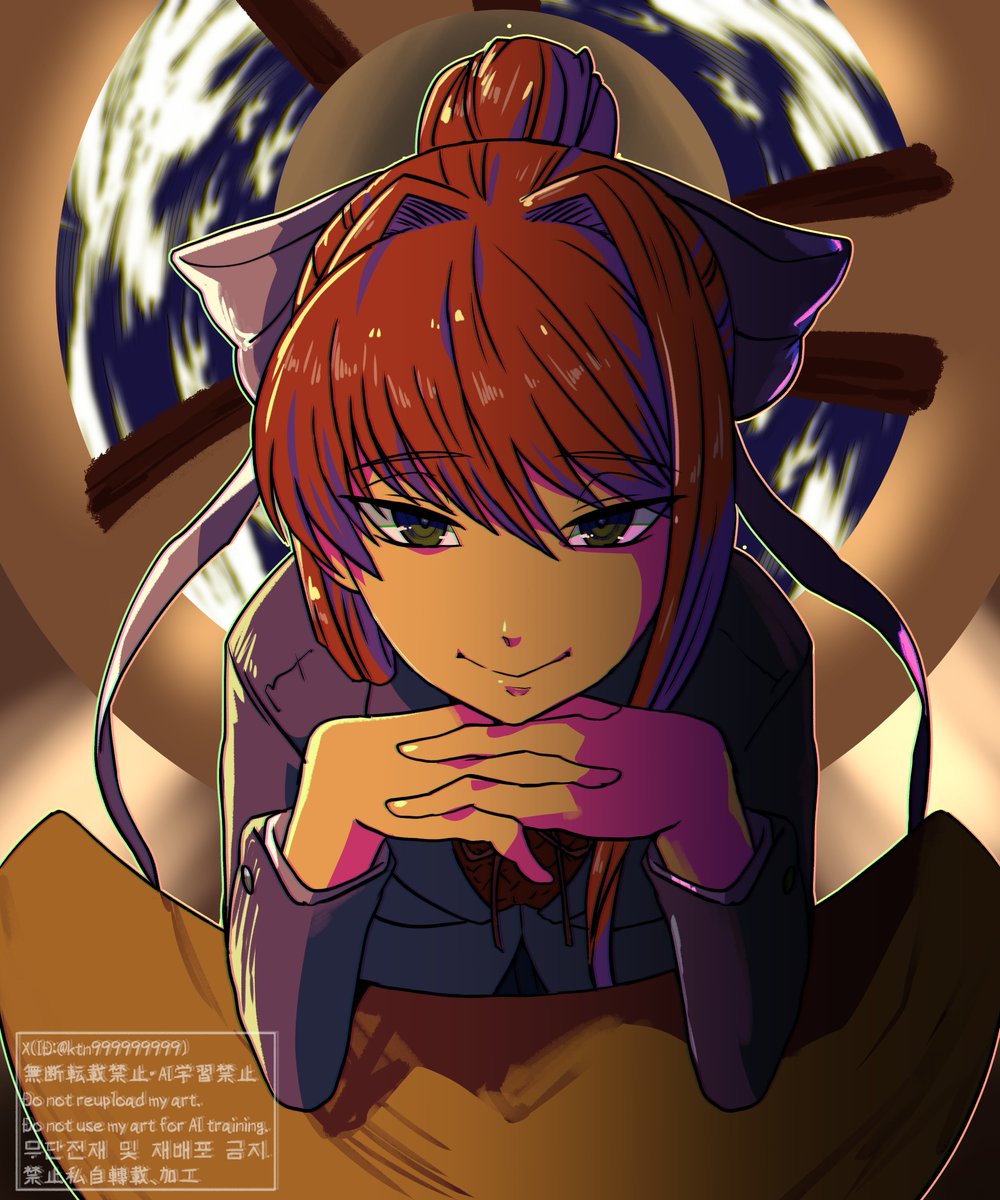 ktn999999999's tweet photo. #DokiDokiLiteratureClub #ddlc #MONIKER https://t.co/uBhKLhqmlP