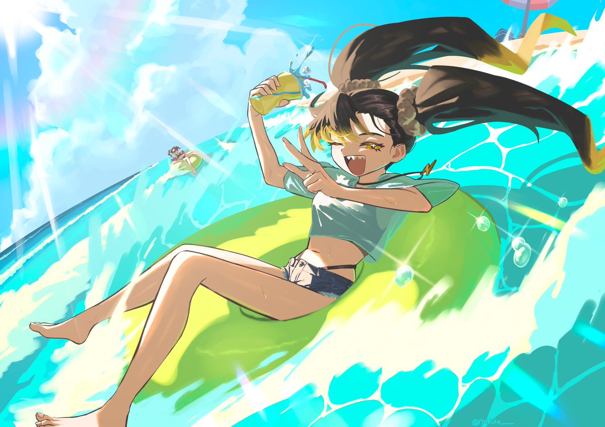 rai3da_'s tweet photo. #オリジナル #oc　
☀️⚡️✌️ https://t.co/wvsgNPmC71