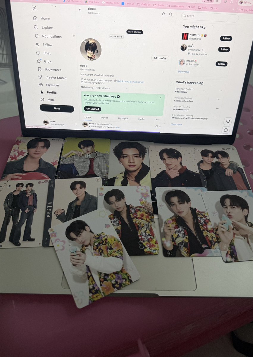 mamixinxin's tweet photo. ส่งต่อของเพิร์ธต้าค่ะ การ์ดทุกคอลใบละ20 (คอลสงกรานต์ใบละ25)
#งานมหกรรมนานาชาติ2026xGMMTV #ตลาดนัดเพิร์ธแซนต้า #ตลาดนัดgmmtv https://t.co/FKn2gfDnjV