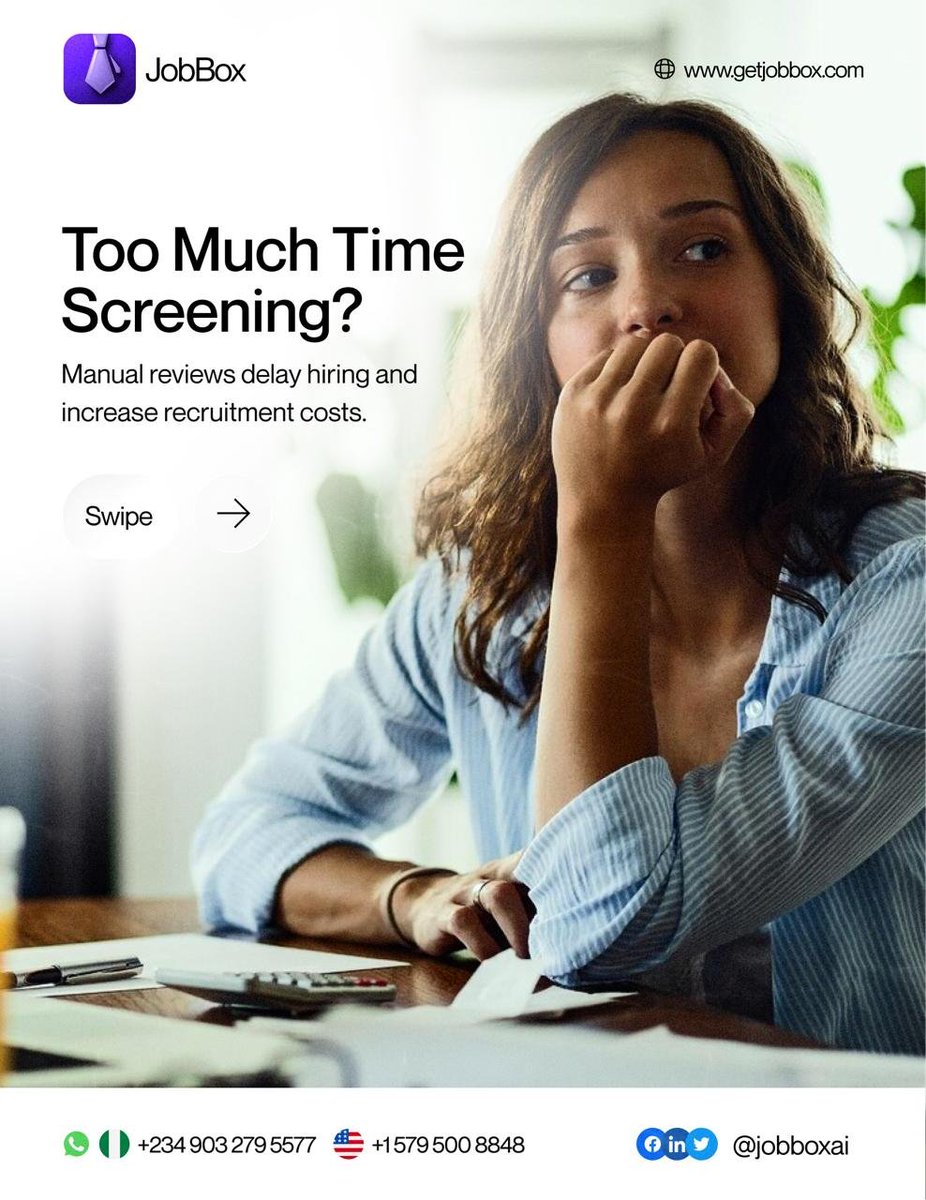 JobBoxAI's tweet photo. "We received 800 applications."

That's not a hiring win.

It's only a win if the right person is found before someone else hires them.

Build a hiring process that finds the right talent before someone else does.
https://t.co/kghOjE2g48
#Recruitment #HRTech #Hiring https://t.co/KV6TyZg1tb