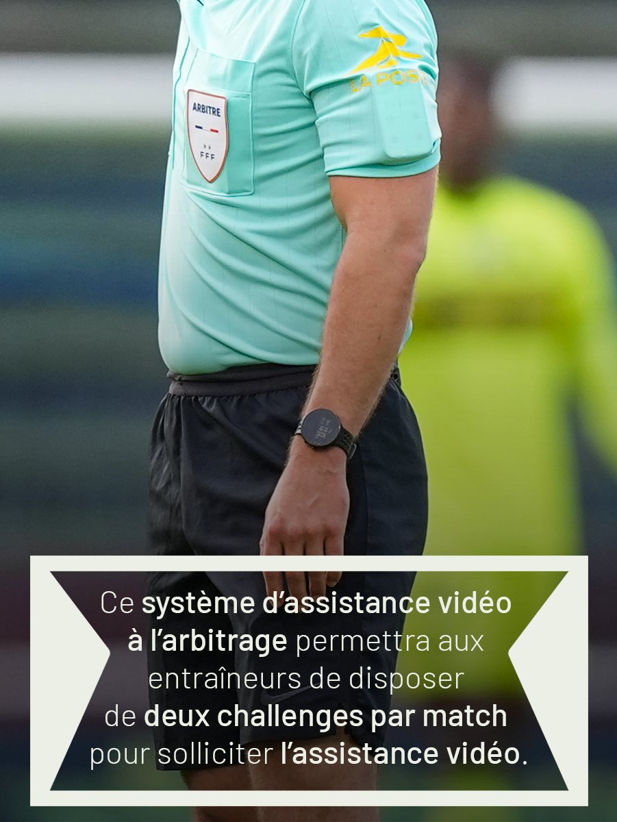 ligue3betclic's tweet photo. L'arbitrage évolue pour cette saison 2026/27 de LIGUE 3 Betclic avec l'arrivée du Football Video Support 🆕

Ce système d’assistance vidéo à l’arbitrage permettra aux entraîneurs de disposer de 2⃣ challenges par match pour solliciter l’assistance vidéo 📺 https://t.co/z3bCyK4hEX