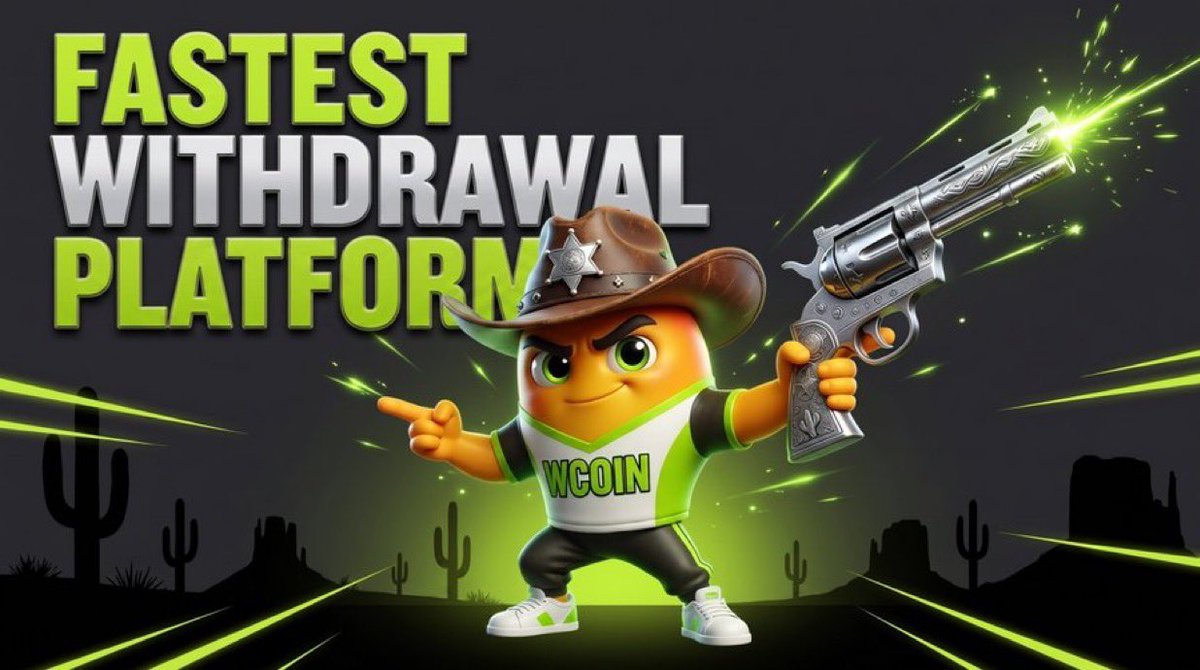 Zyllona's tweet photo. Locked and loaded for instant payouts. 🤠

No more sitting around waiting on your winnings.

@WcoinHQ is built for speed from the ground up - secure your wins, hit withdraw, and watch it land without the usual delays.

If you’ve dealt with slow, frustrating cashouts on other platforms, this is the difference speed makes.

Fastest withdrawal platform in the game. WCOIN keeps it simple: play, win, get paid.