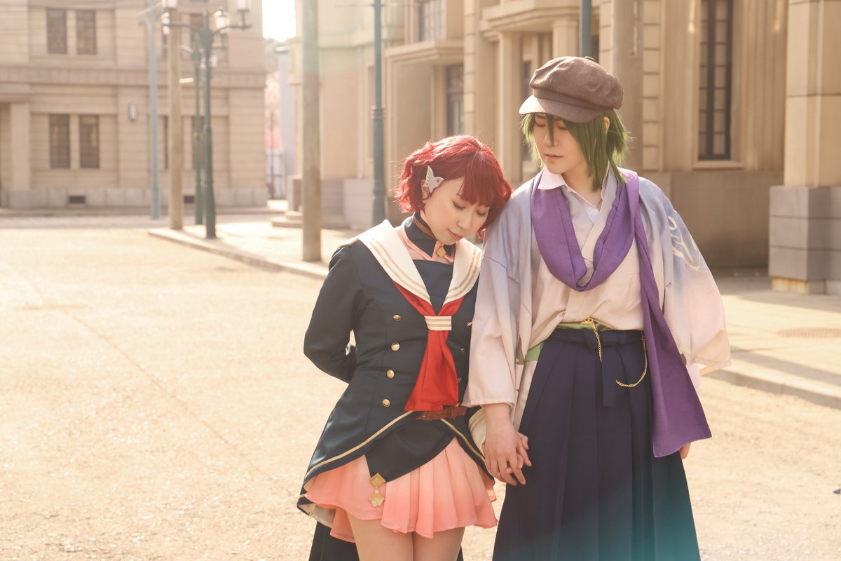 rann_ednj's tweet photo. ▽COS
遙かなる時空の中で6

ー　たまには恋人らしく　ー

高塚梓：お蘭
里谷村雨：よるさん(@yryr46)

2,3枚目撮影：ナナイさん(@nanai71_cos)

#ワープステーション江戸
#麗yers
#reiyers
※特別な許可を得て撮影しております

#orann_tty https://t.co/wx1elaEj0W
