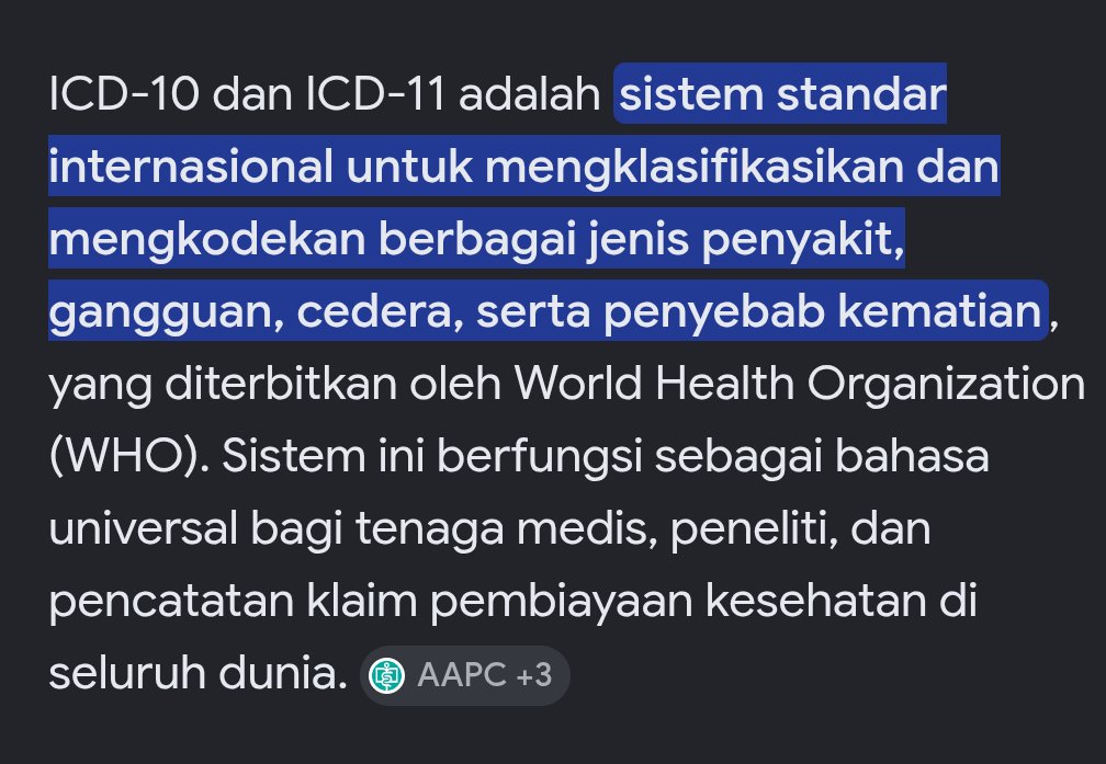 acquadivine's tweet photo. "bUkUnyA ajA gK jElAs"

itu buku klasifikasi diagnosis, ICD-10 yg dulu dipake WHO dan banyak negara, termasuk indonesia. 
kenapa 'dulu'? karena sekarang udah update ke ICD-11.

sekarang mana referensi lo yg menyatakan orientasi selain hetero itu adkaah 'penyakit'? gaada ya? WKWKW
"yg penting sesuai ego udah dianggap referensi valid" 
itu harusnya kata2 gue ga sihh?? lo bisa menyajikan data aja kaga, cuma yapping doang🤣