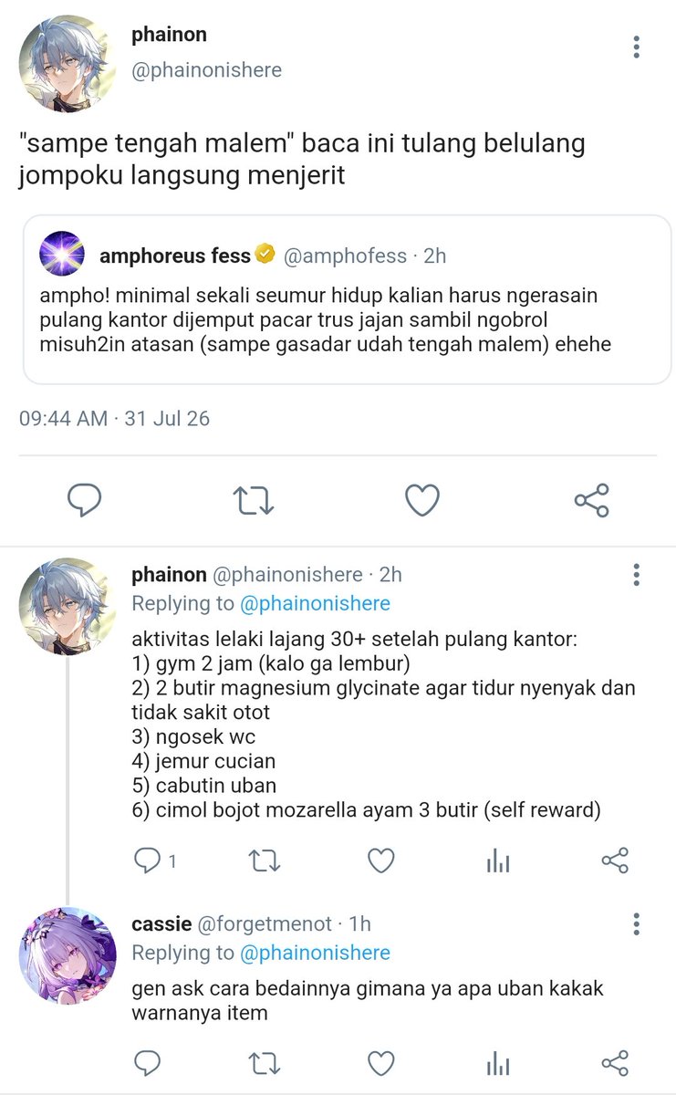 __natsusemi's tweet photo. #phaidei office au

ketika mydei pengen tau gimana rasanya pacaran setelah pulang kantor. https://t.co/hLSV1msAiB